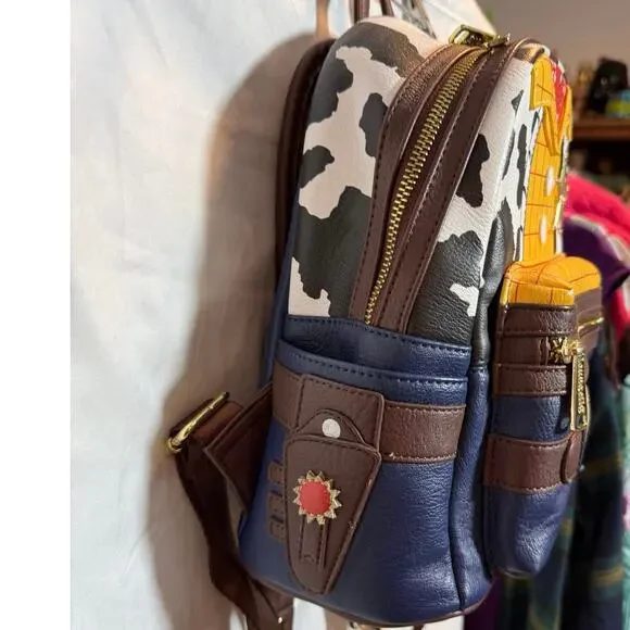 Loungefly Disney Parks PIXAR Toy Story Woody Cosplay Mini Backpack - Picture 6 of 9